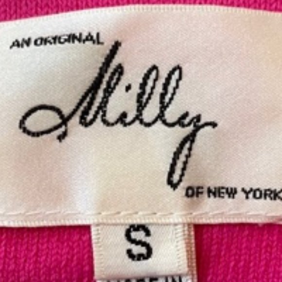 Milly New York: Cami, PINK w/Gold chain Sz S - Picture 2 of 4